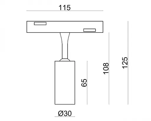 Світильник магнітний трековий Kloodi KDMG-SPOT30 3W 3K WH - фото 3