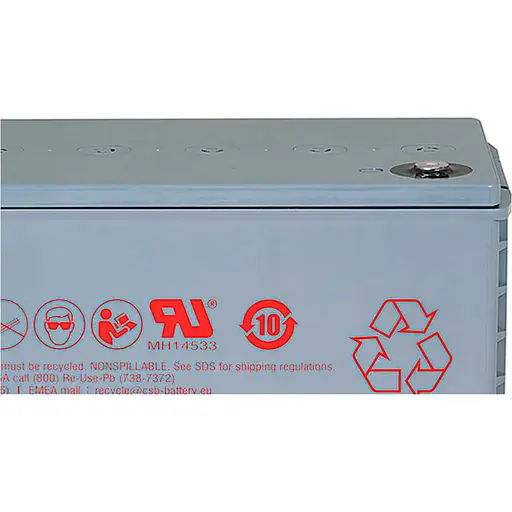 Аккумулятор CSB AGM 12V (12V/130Ah/1560Wh) (HRL12540W) [114118] - фото 2