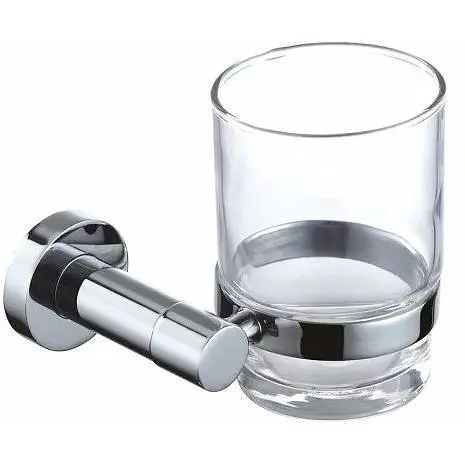 Склянка з утримувачем Omnires Modern Project chrome MP60320CR хром - фото 1
