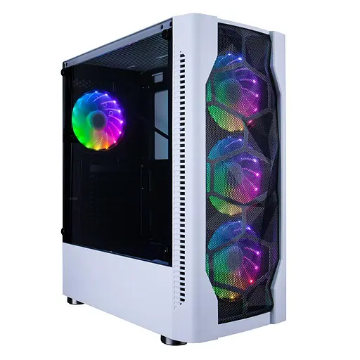 Компьютер Gaming PC (1st Player White)  (i3-10100/16/500SSD/RX480-4Gb) - фото 2