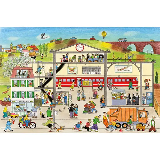 Картонная книга Весенний виммельбух 253851, 12 страниц - фото 2