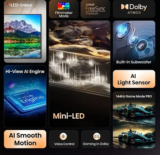 Телевізор Hisense 55E8Q - фото 11