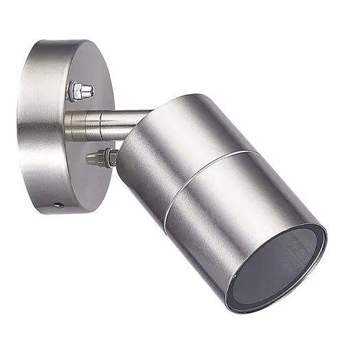 Світильник поворотний, спот Goldlux 208842 Olimp GU10 1x8W IP44 сріблястий - фото 1