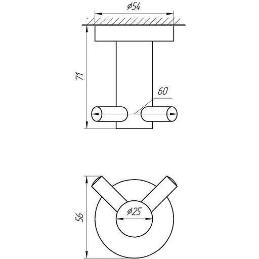 Крючок Globus Lux BS8415 - фото 2