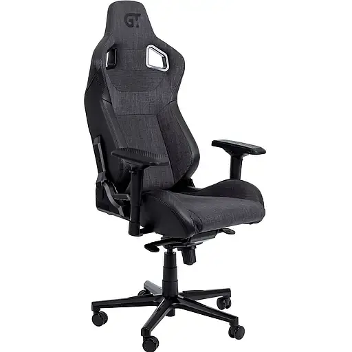 Геймерское кресло GT Racer черное с темно-серым (X-8005 Dark Gray/Black) - фото 1