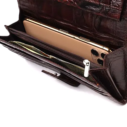 Кожаный кошелек Canpellini 10.5х18.7х2.5 см acs0025653 - фото 6