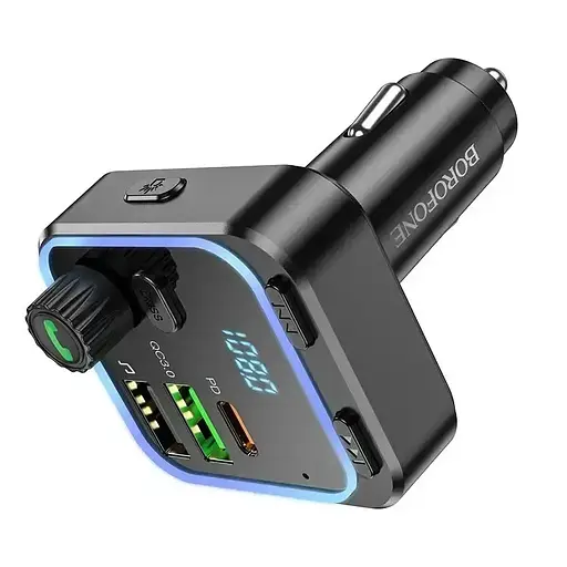 FM-модулятор BC53 Borofone BC53 PD20W+QC3.0 - фото 2