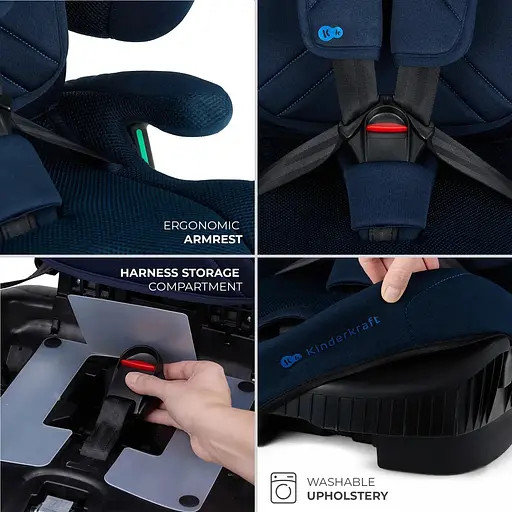 Автокрісло Kinderkraft Fix2Go i-Size Navy (KCFI2GO0NAV0000) - фото 13