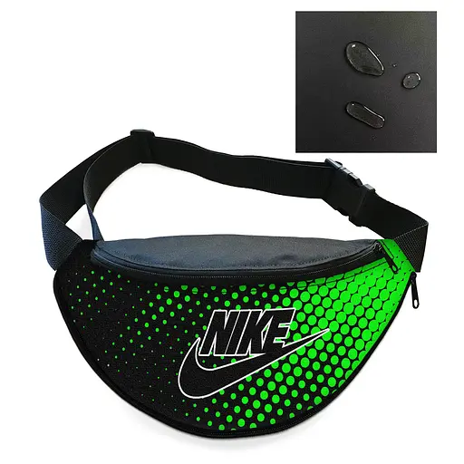 Сумка-бананка Nike мужская/женская спортивная 32×16 см с расширителем поясная сумка или сумка через плечо (3735)