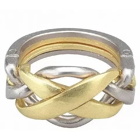 Головоломка Huzzle Ring (Ринг) Cast Puzzle 4 звезды 473791 - фото 1