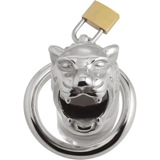 Клітка для члена Master Series Tiger King Cock Cage With Lock - фото 3