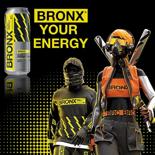 Напій слабоалкогольний енергетичний Bronx 8% 0.5 л з/б (781556) - фото 4