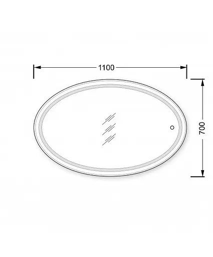 Зеркало Мойдодыр Magda 110x70 с LED подсветкой и сенсором - фото 5