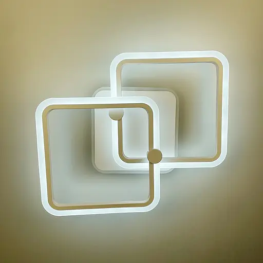 Стельова мінімалістична LED люстра в білому корпусі Line.F RGB підсвітка Немає - фото 6