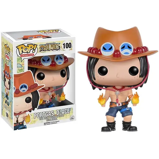 Коллекционная фигурка Funko Pop One Piece Portgas. D. Ace Ван Пис Портгас Д.Эйс 10 cм ОР100