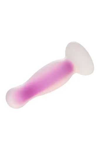 Неонова анальна пробка DreamToys Radiant 12.5 см (синій) - фото 4