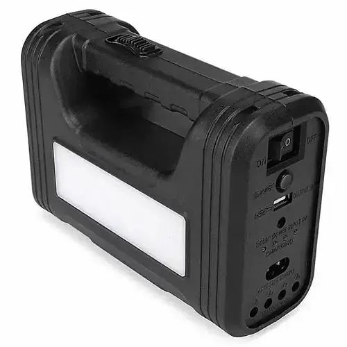 Кемпинговый аккумуляторный фонарь (станция) BL-80172 + солнечная панель + 3 лампы + Power Bank (4 режима) - фото 6