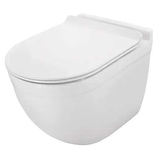 Унитаз подвесной Jaquar Solo SLS-WHT-6953BIUFSM с сидением Soft Close - фото 1