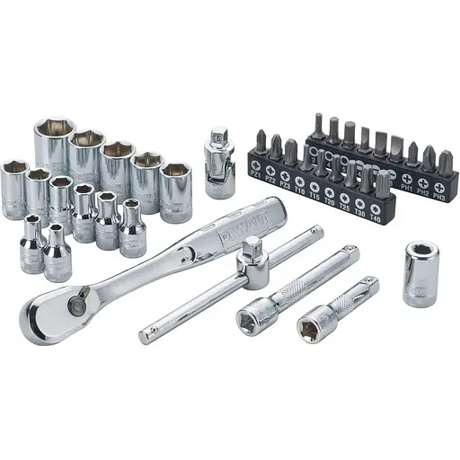 Набір головок та біт DeWalt 1/4" 37 предметів (DWMT19238-1) - фото 3