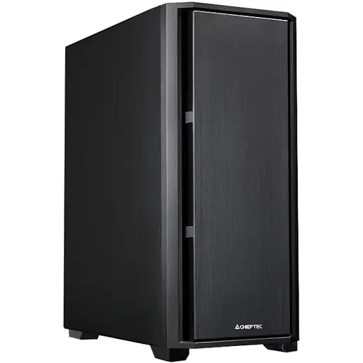 Корпус Chieftec Pro Midi Q AS-01B-OP ATX, без БЖ, Black - фото 5