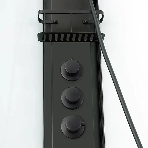 Душевой бокс Dusel Glare черный 900x900x2100 559002 - фото 6