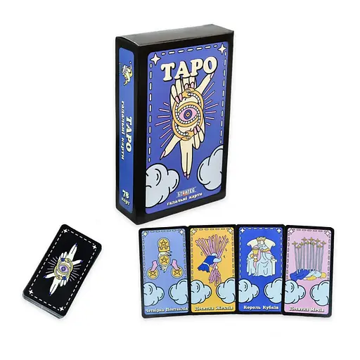 Гадальные карты Таро 30482 карта со ссылкой на инструкцию 78 штук - фото 4