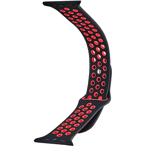 Ремешок Apple Watch Nike Sport 42/44/45/46/49 мм Черный/Watermelon - фото 1