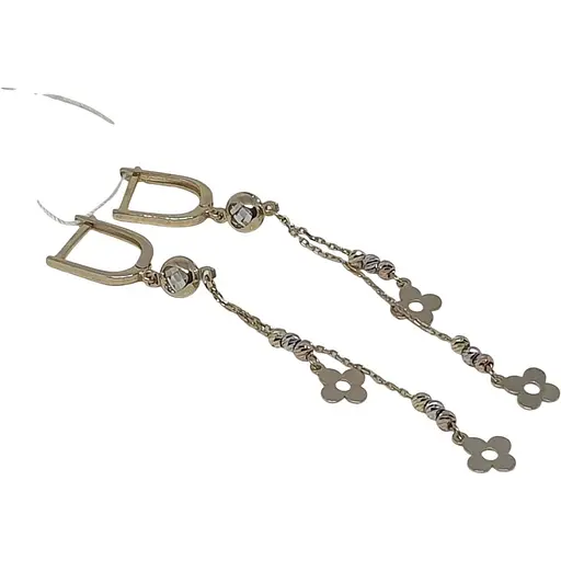 Золоті сережки-підвіски Favoritum. 2499