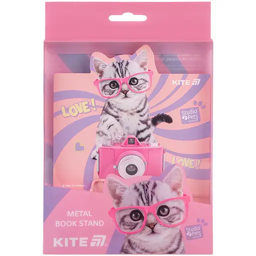 Подставка для книг Kite Studio Pets металлическая (SP25-392) - фото 3