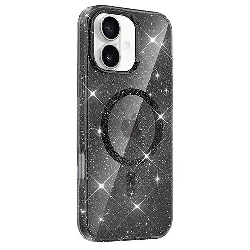 Чохол Epik TPU Eclipse Sparkle MagFit для Apple iPhone 16, 6.1 Black - фото 2