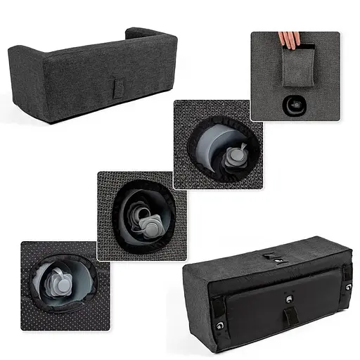 Комплект надувной мебели Wall Sticker SW-00002659 диван и 2 кресла серый - фото 2