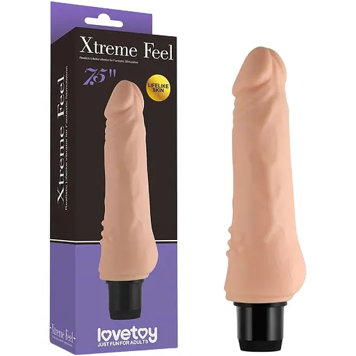 Вібратор Lovetoy Reel Feel Flesh 7.5" 19 см тілесний