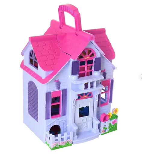 Домик раскладной F611 Sweet Home с фигурками, с мебелью, в коробке (6903168541016) - фото 3