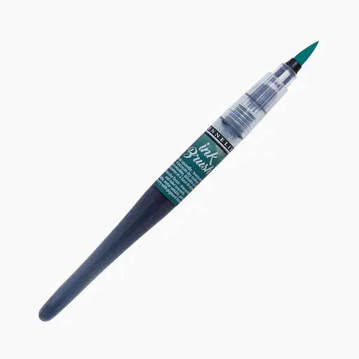 Ручка-кисть с чернилами Sennelier Ink Brush, Насыщенная зеленая (Intense Green)