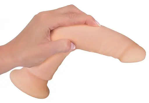 Фалоімітатор Nature Skin Soft Dong 24 см тілесний - фото 6