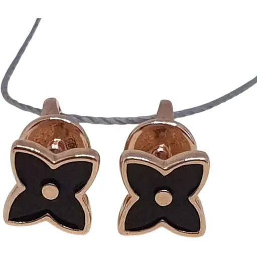 Золоті сережки-пуссети Ювелірне виробництво А. Долина з емаллю. 120932