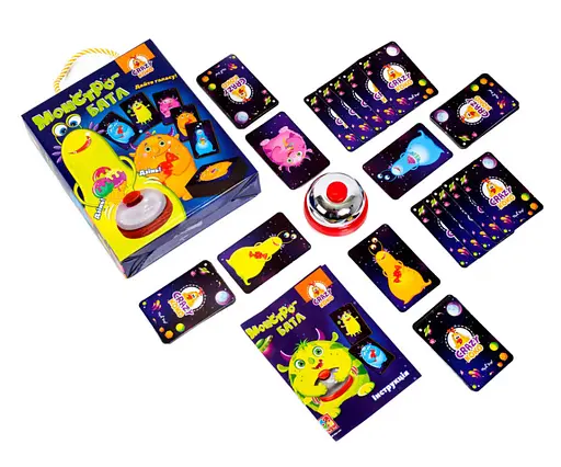 Настольная игра "Монстро-Батл" Vladi Toys VT8010-04 с звоночком - фото 2