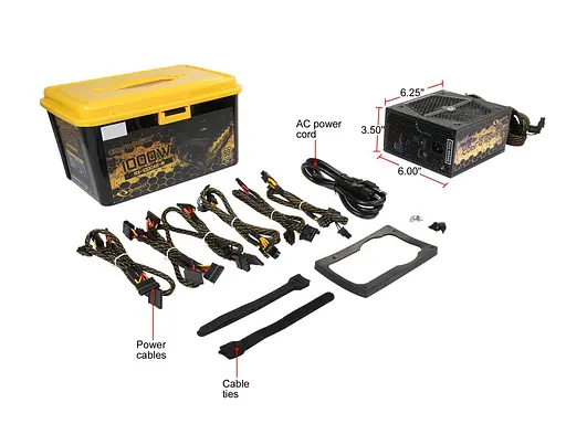 Блок живлення Raidmax Cobra 1000W RX-1000AE-B (RX-1000AE-B) Б/в - фото 7