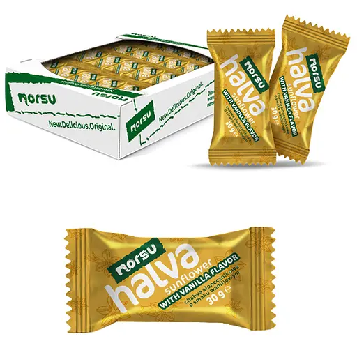 Халва подсолнечная Norsu с ароматом ванили 30 г х 50 шт. - фото 2