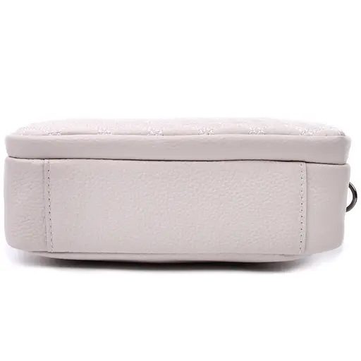 Женская сумка Vintage прошитая ромбами на лицевой стороне из натуральной кожи 21х15х7 см sum0027046 - фото 6