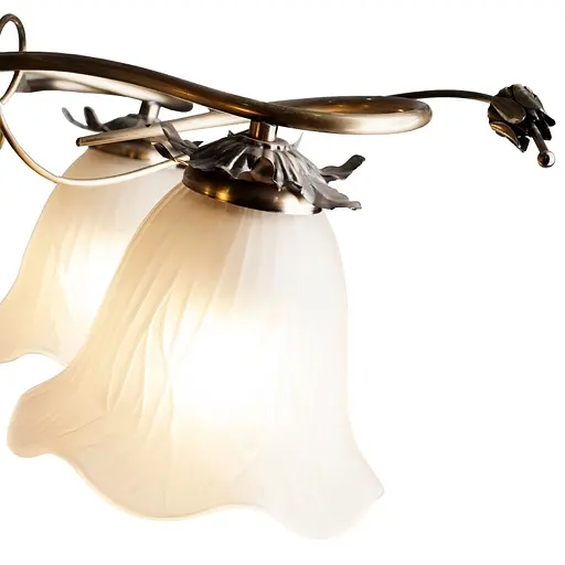 Люстра потолочная Brille флористика E27 60W BZ (BKL-066S/9) - фото 4