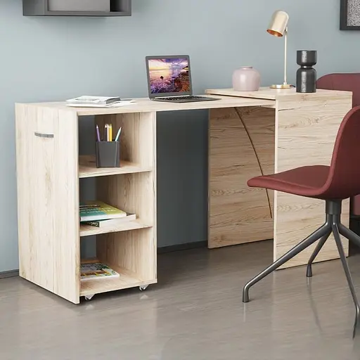 Стіл-тумба трансформер Смарт 1/2 Ferrum-decor 750x1450x600 ДСП Дуб Сан-Марино 16 мм (FRD-105075) - фото 5