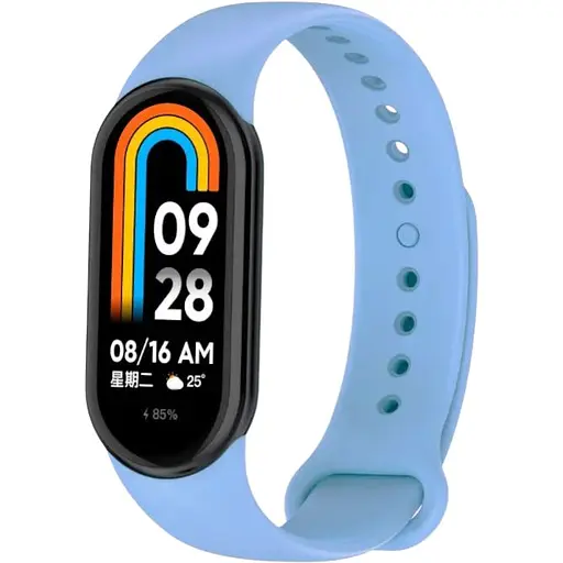 Ремешок DK для Xiaomi Mi Band 8 Silicone Sport Band (015812) (azure blue)