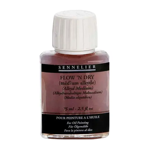 Алкидное средство для ускорения высыхания масляных красок Sennelier Flow'n Dry, 75 мл