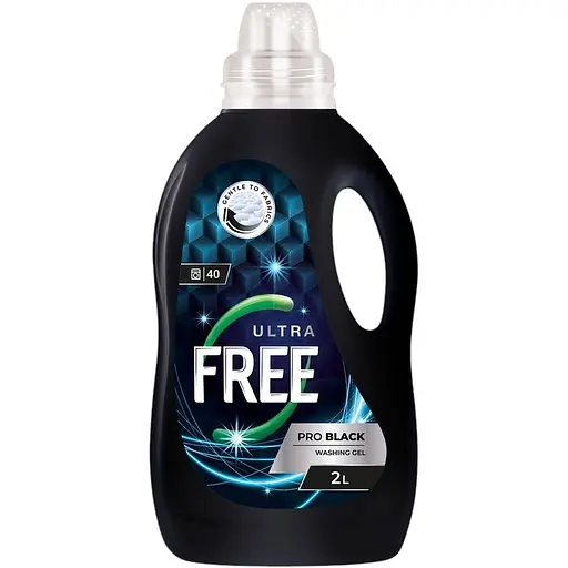 Гель для прання Free Pro Black з ароматом свіжості 2 л