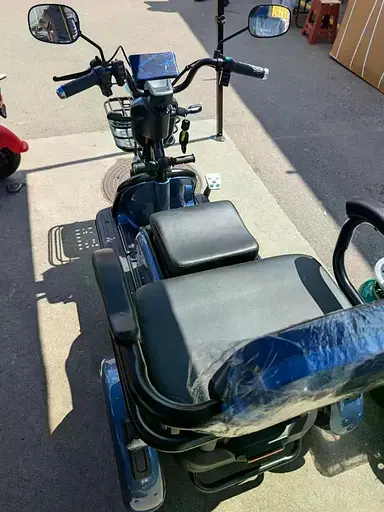 Електроскутер Триколісний Crosser TR1 (600W, 72V, 20Ah) Синій - фото 4