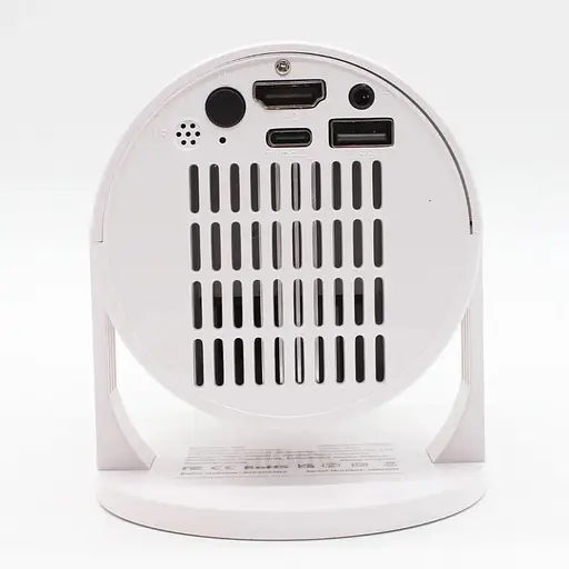 Портативный домашний проектор Rotundity M5 с WiFi и пультом для просмотра фильмов Широкоэкранный 16:9 Белый - фото 5