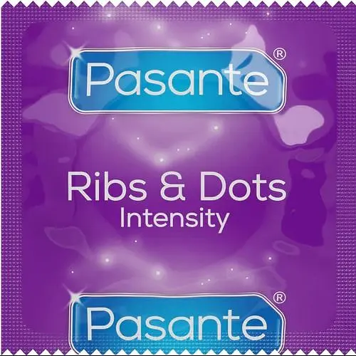 Презервативы точечно-ребристые Pasante Ribs and Dots