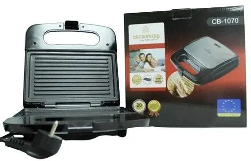 Электрогриль Crownberg CB-1070 750 Вт домашний - фото 6