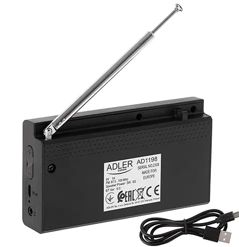 Портативная радиостанция - Часы Adler AD 1198 - фото 2